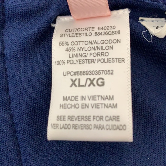 Navy blue sleeveless dress size Xl. - Picture 6 of 6